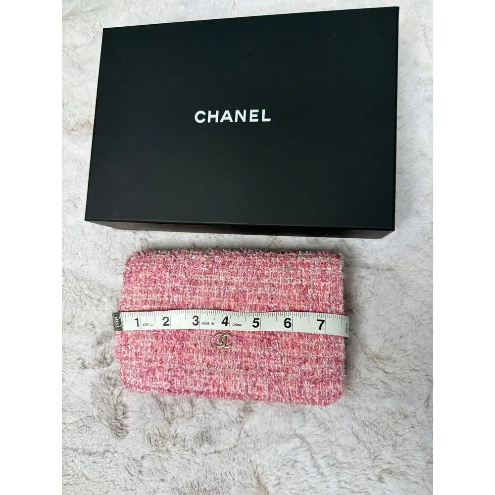 CHANEL Tweed Wallet On Chain Bag